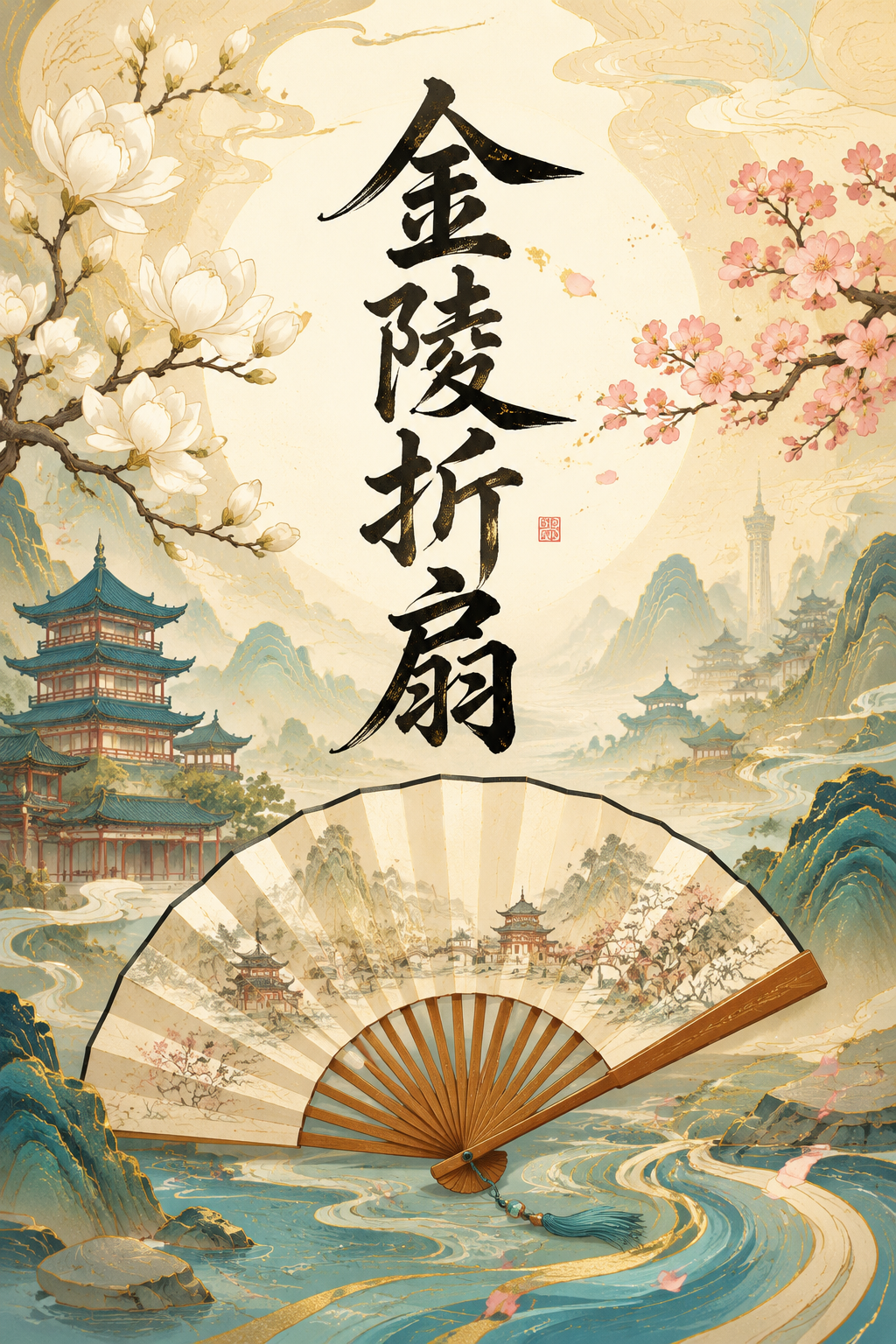 金陵折扇