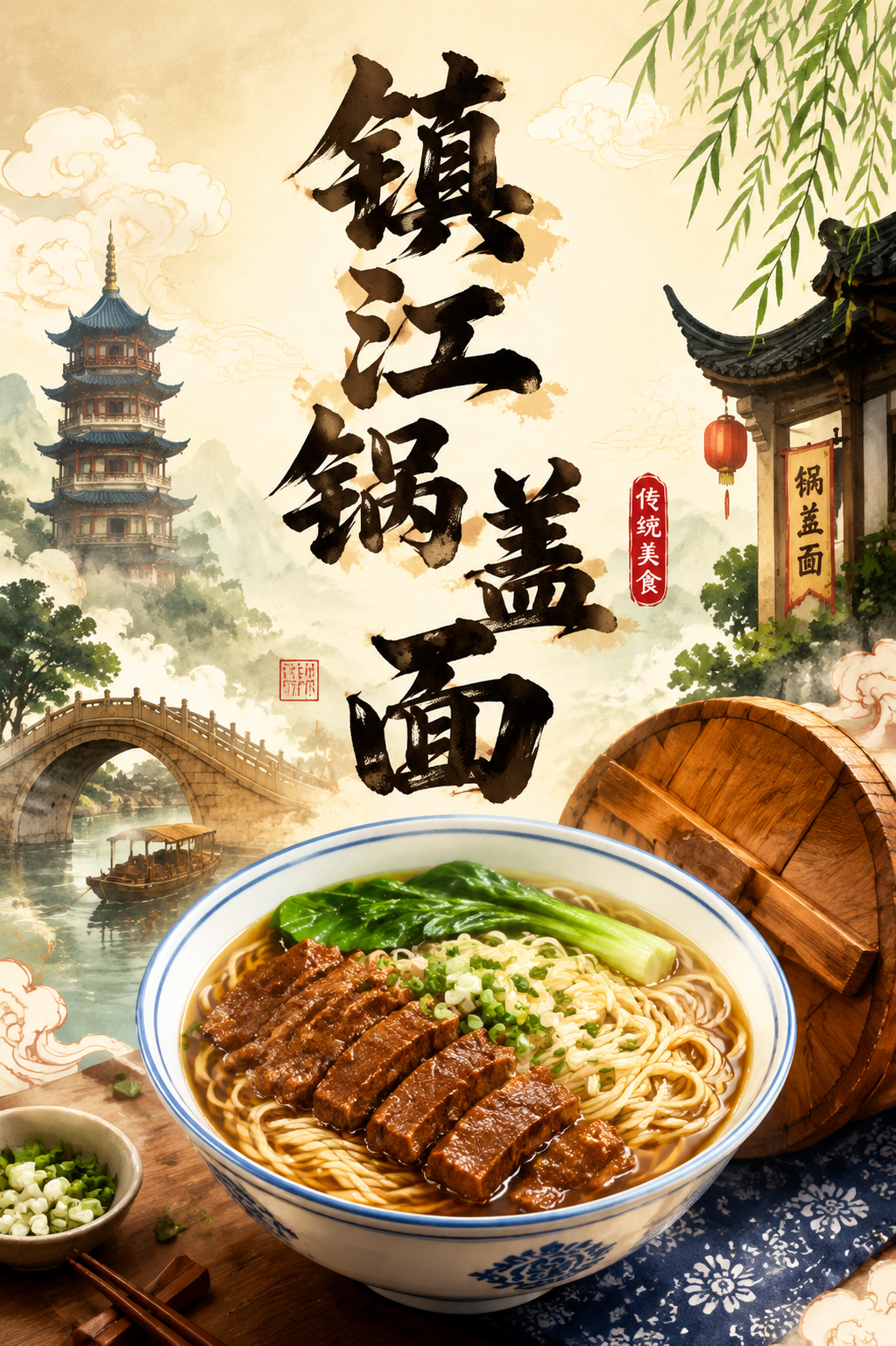 镇江锅盖面