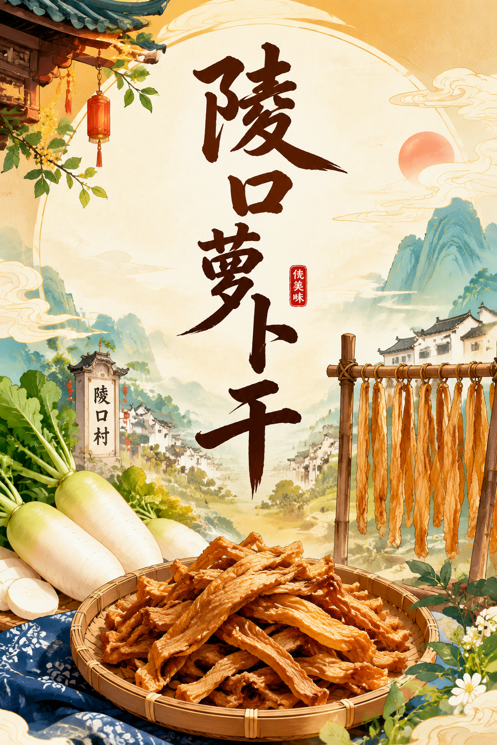 陵口萝卜干