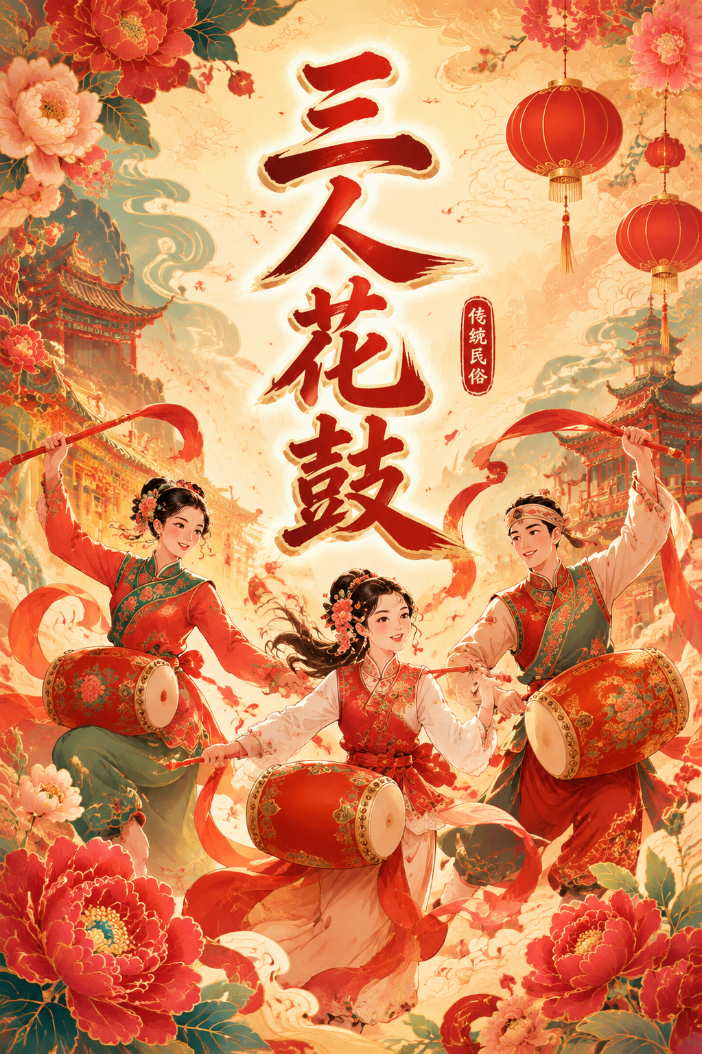 三人花鼓