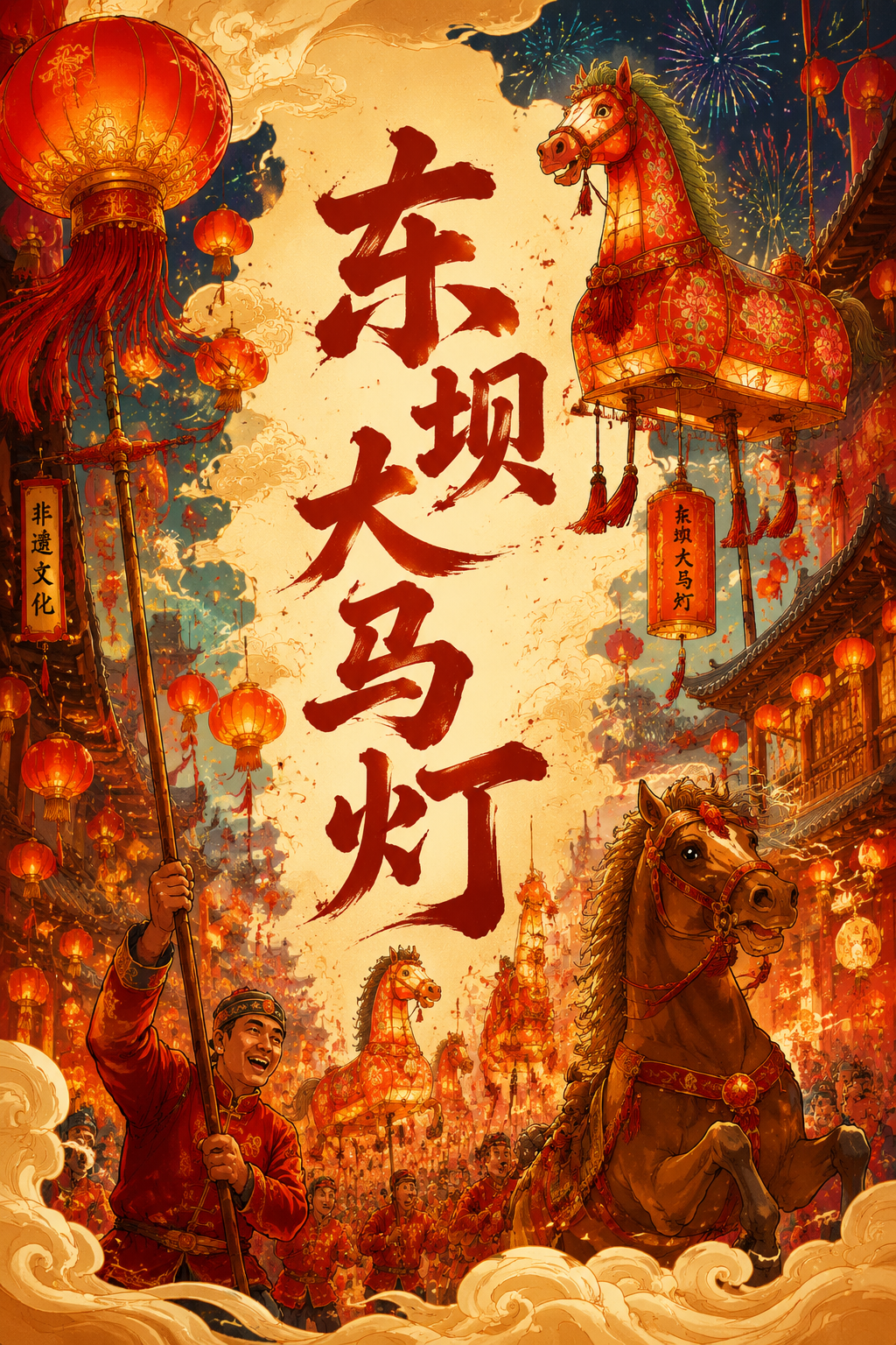 东坝大马灯