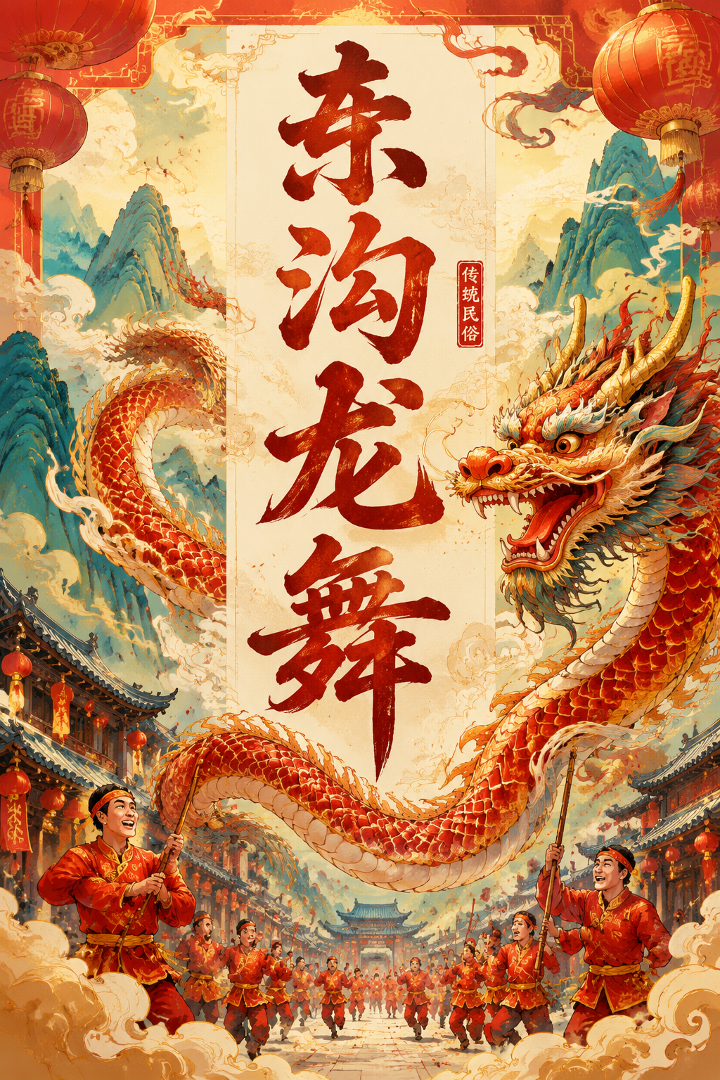 东沟龙舞