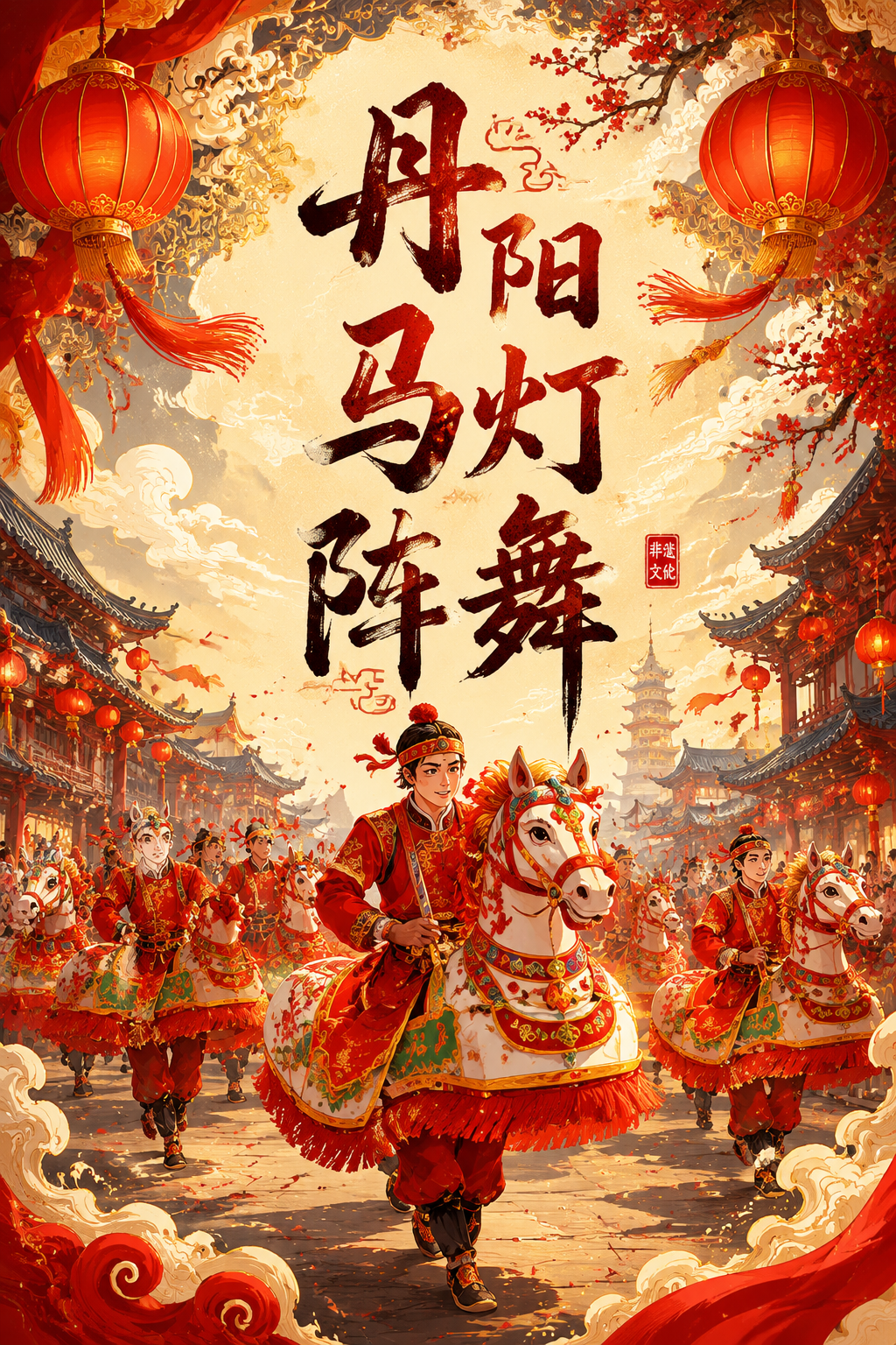 丹阳马灯阵舞