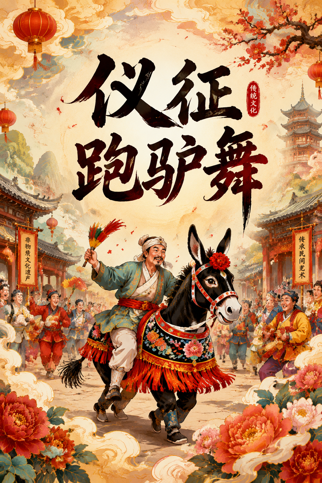 仪征跑驴舞