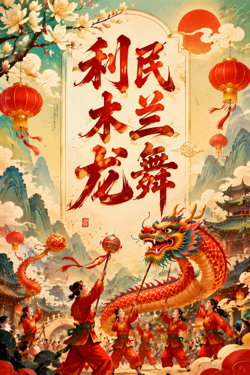 利民木兰龙舞