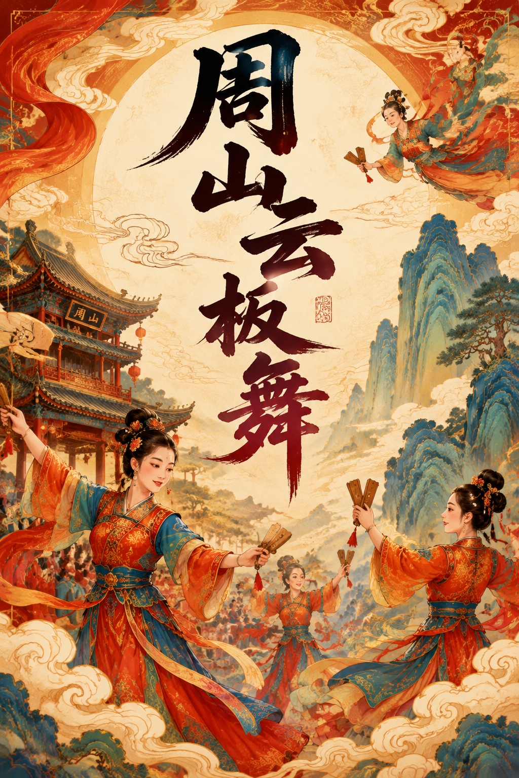 周山云板舞
