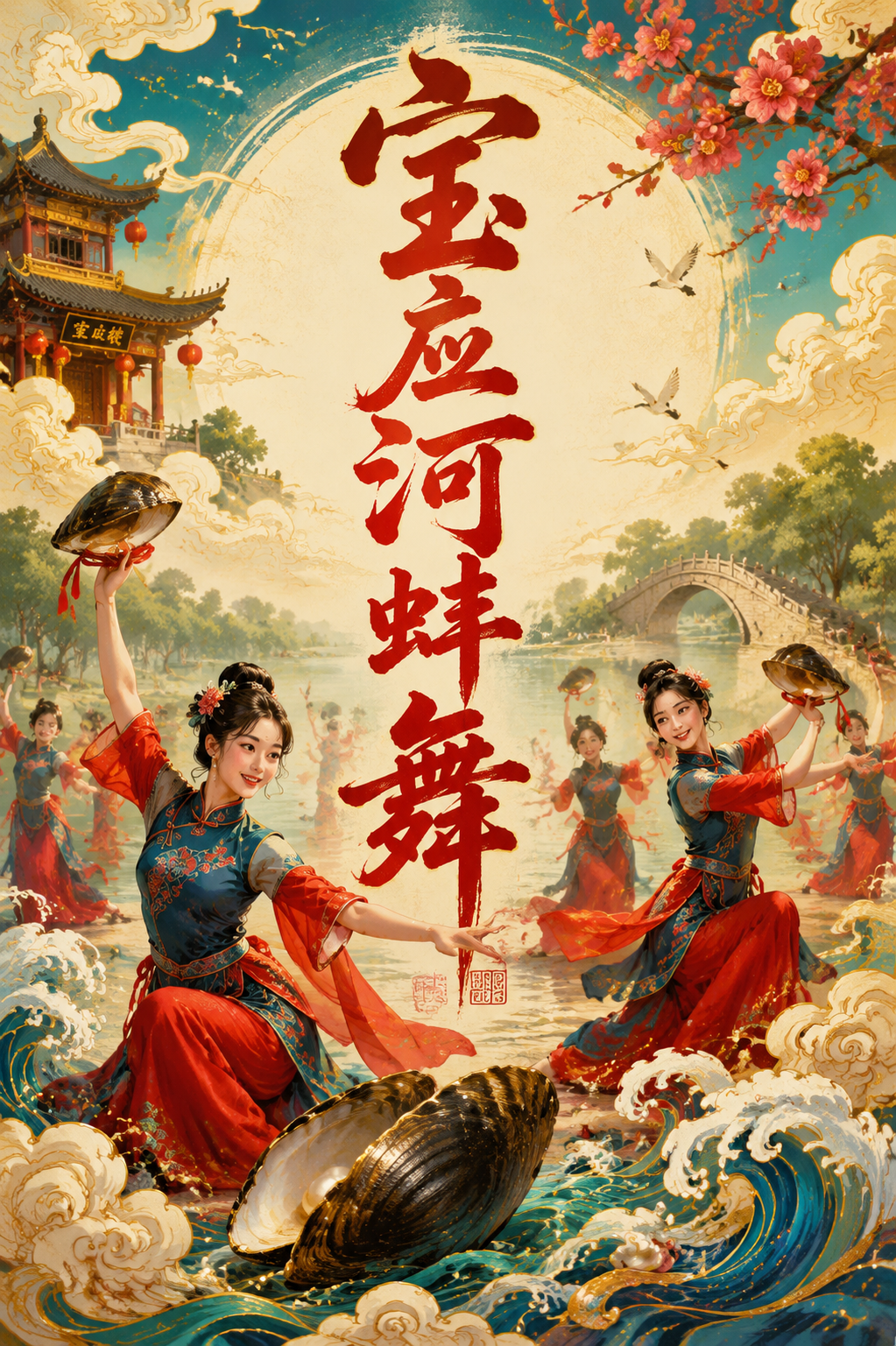 宝应河蚌舞