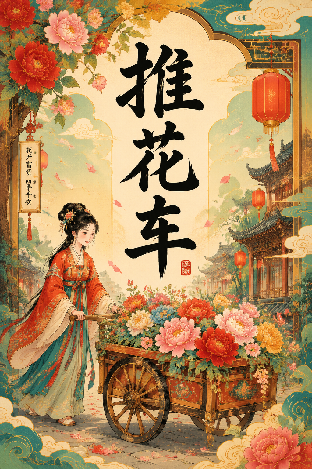 推花车