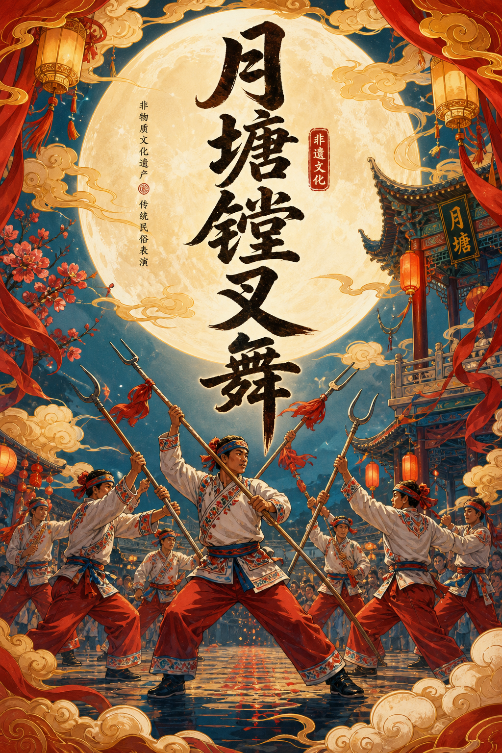 月塘镗叉舞