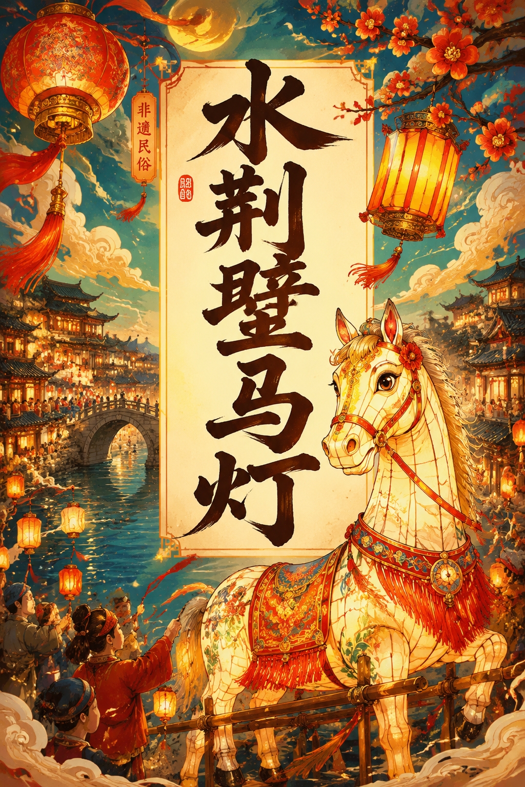 水荆墅马灯