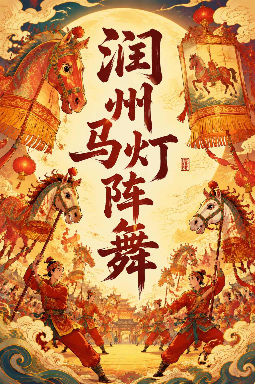 润州马灯阵舞
