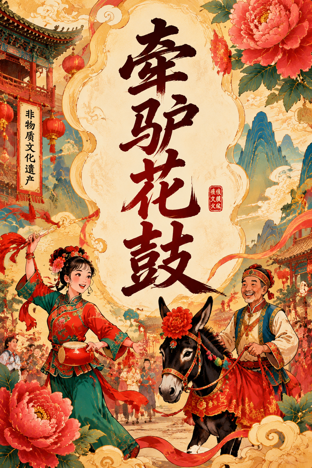牵驴花鼓