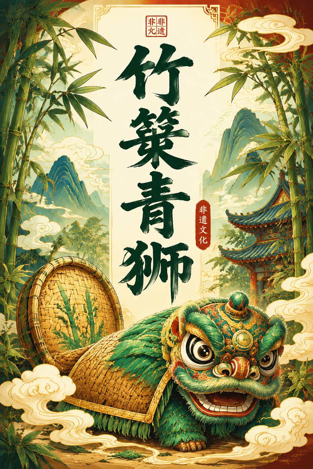 竹箦青狮