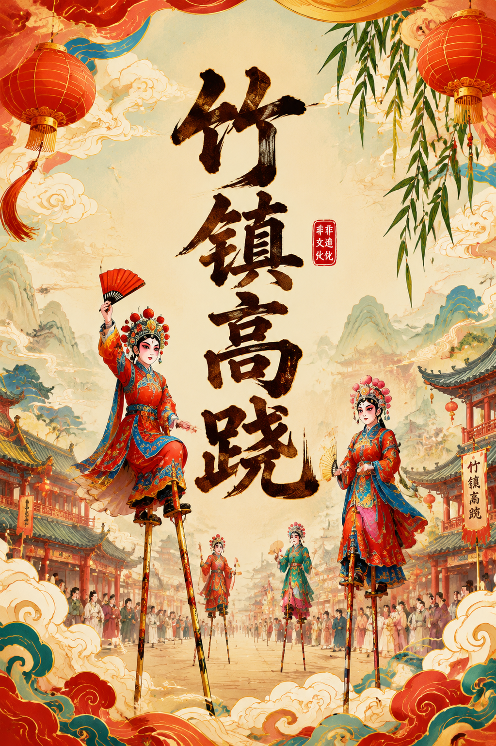 竹镇高跷