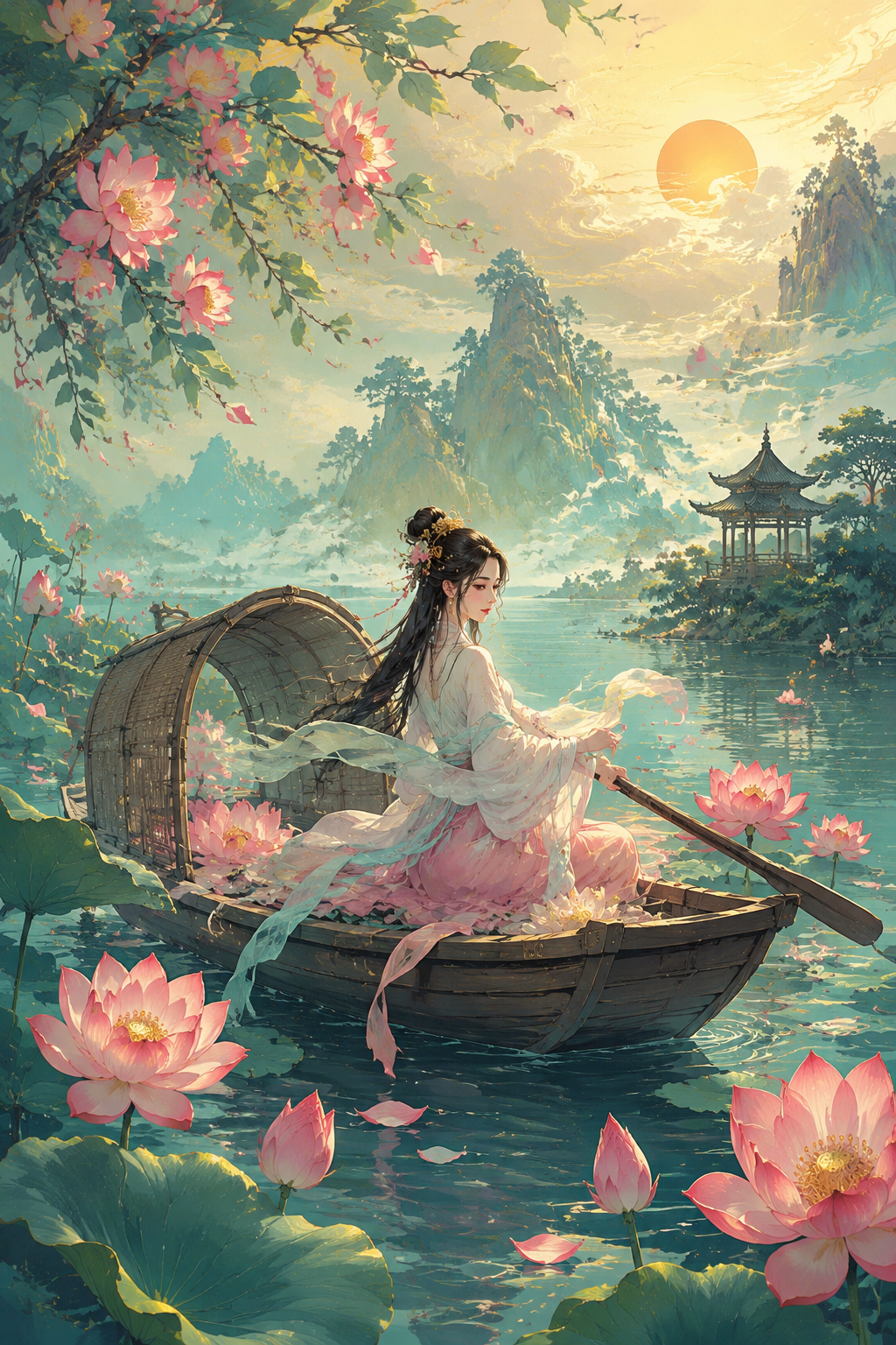 芙蓉荡湖船