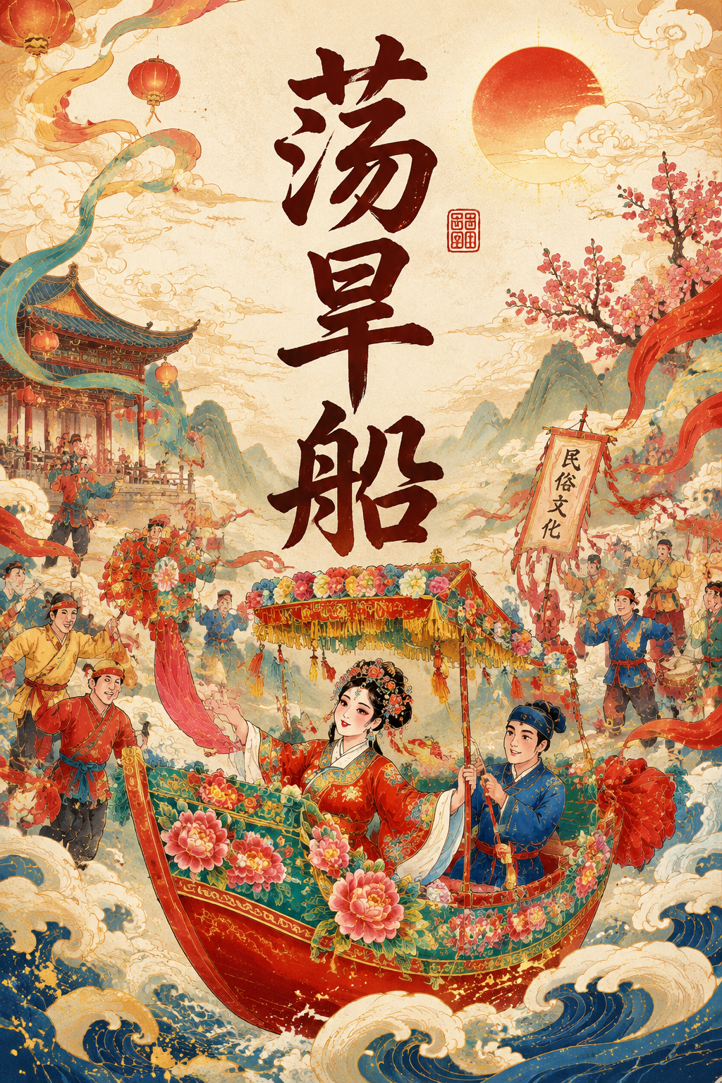 荡旱船