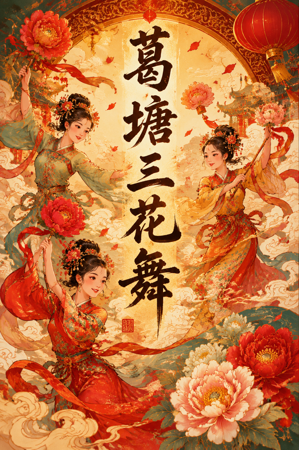 葛塘三花舞