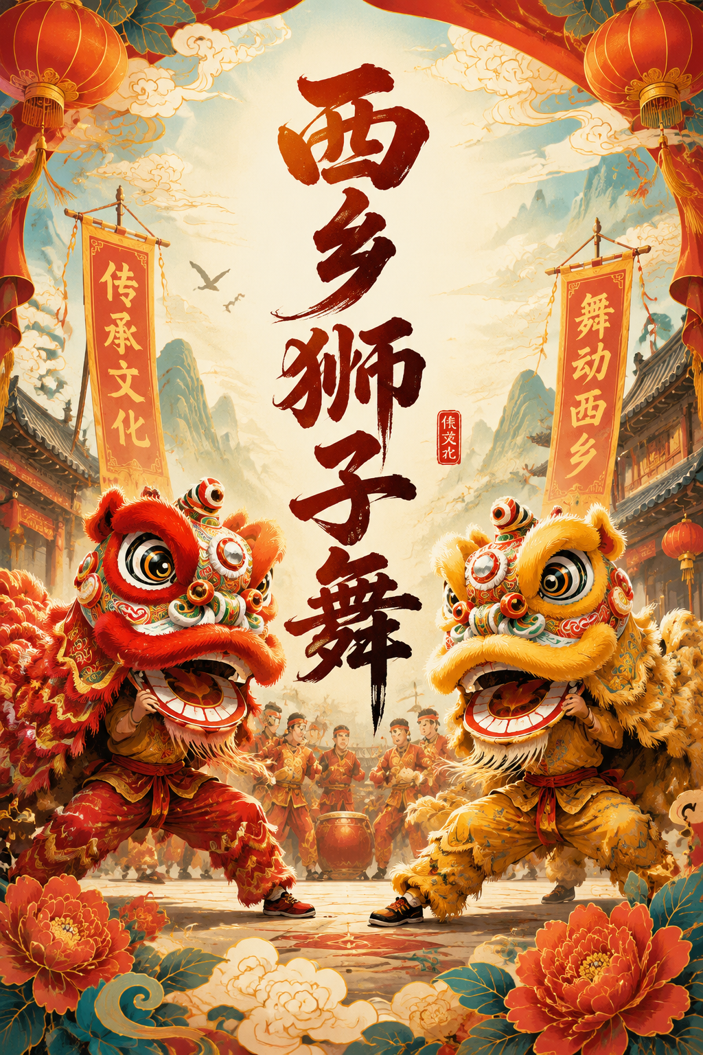 西乡狮子舞