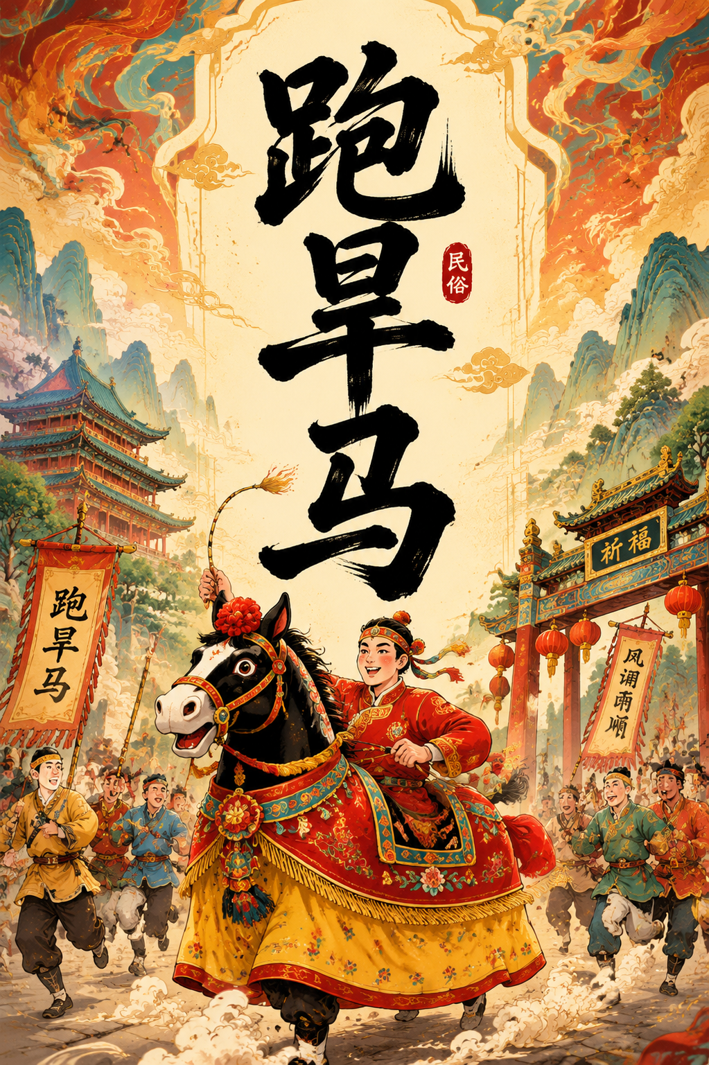 跑旱马
