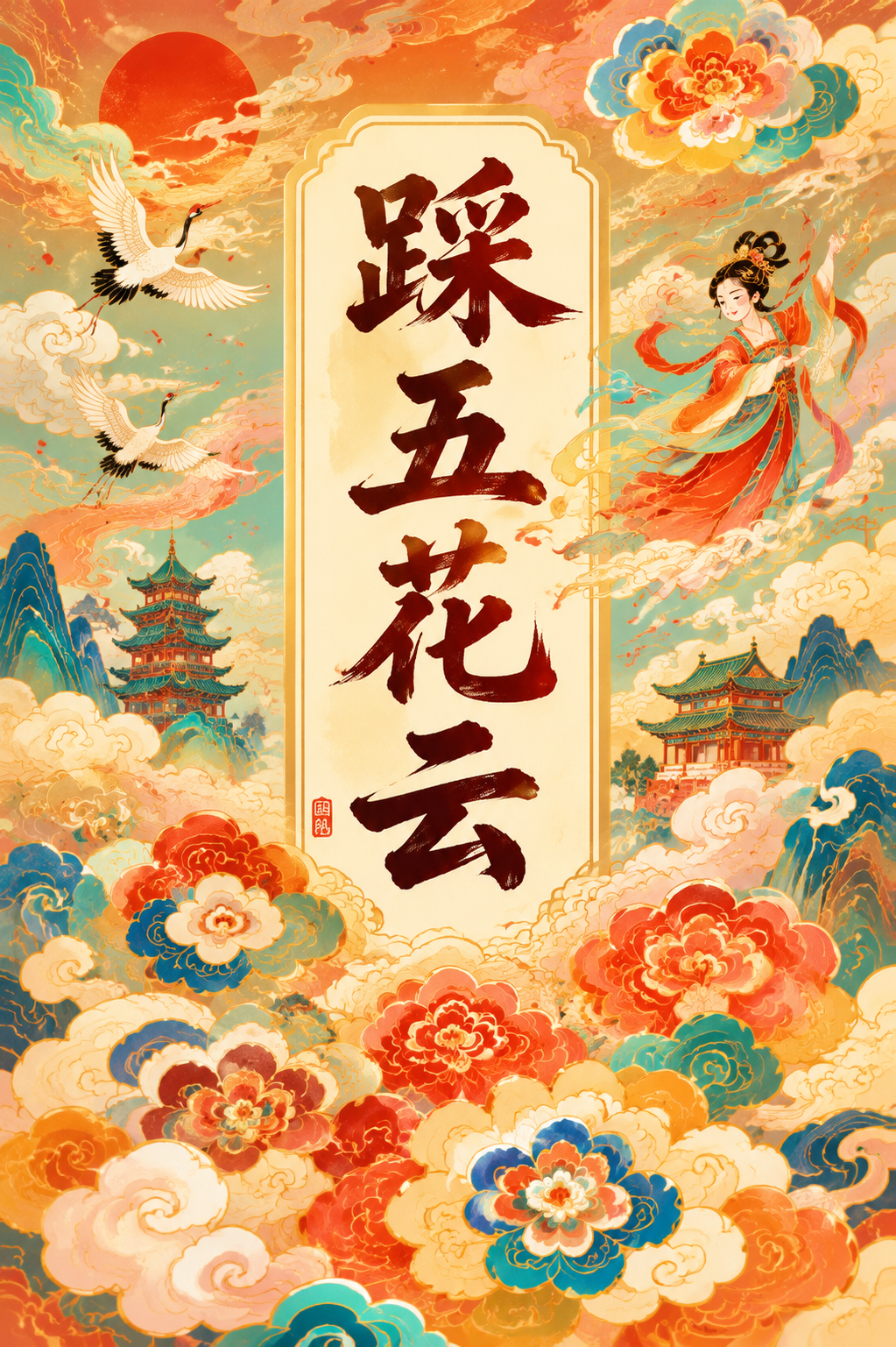 踩五花云