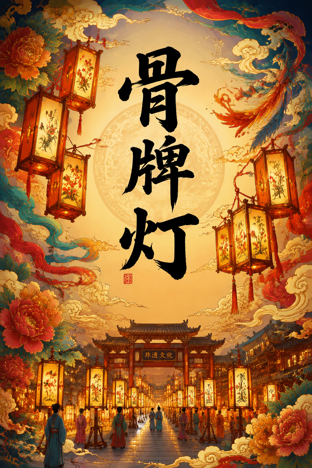 骨牌灯