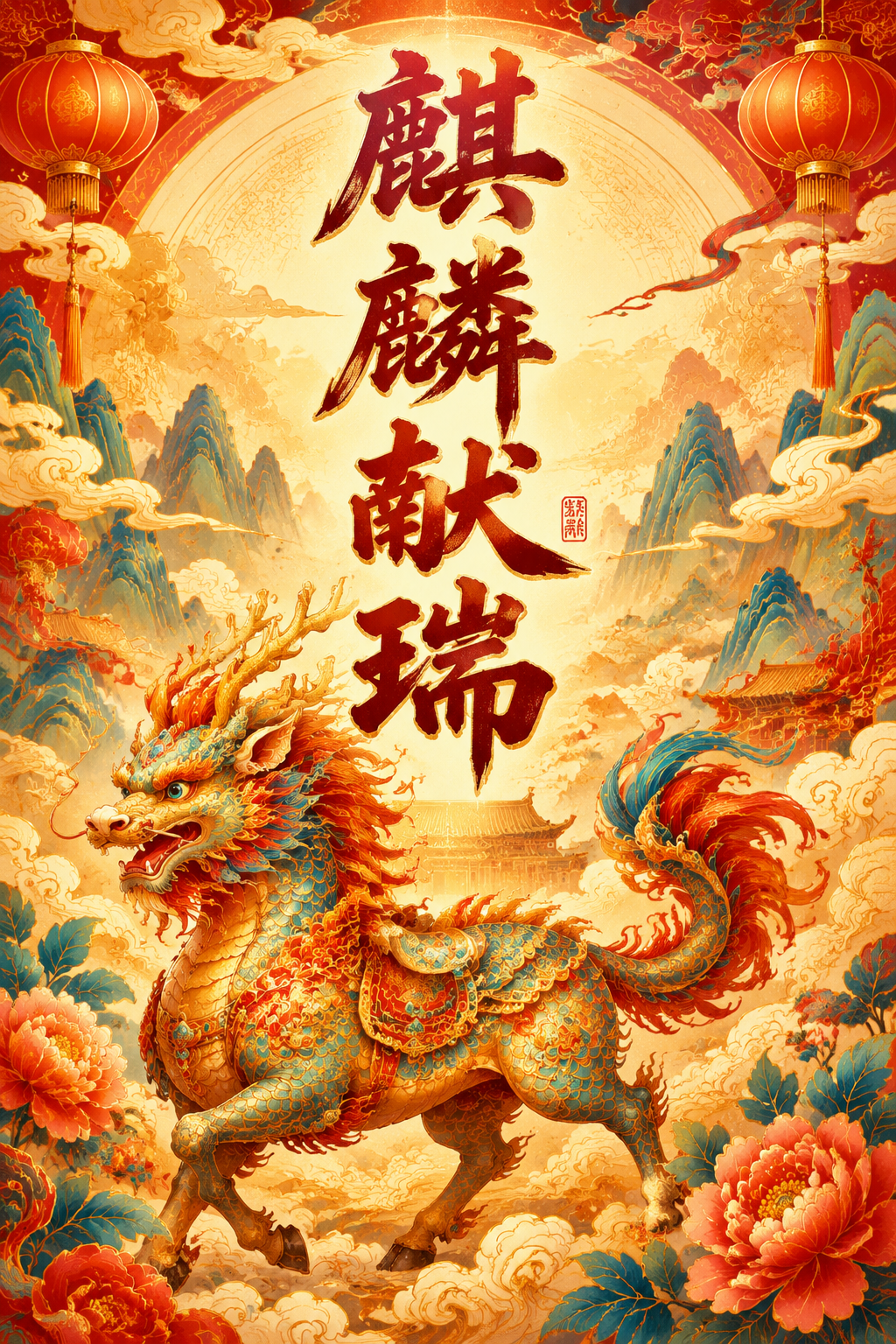麒麟献瑞