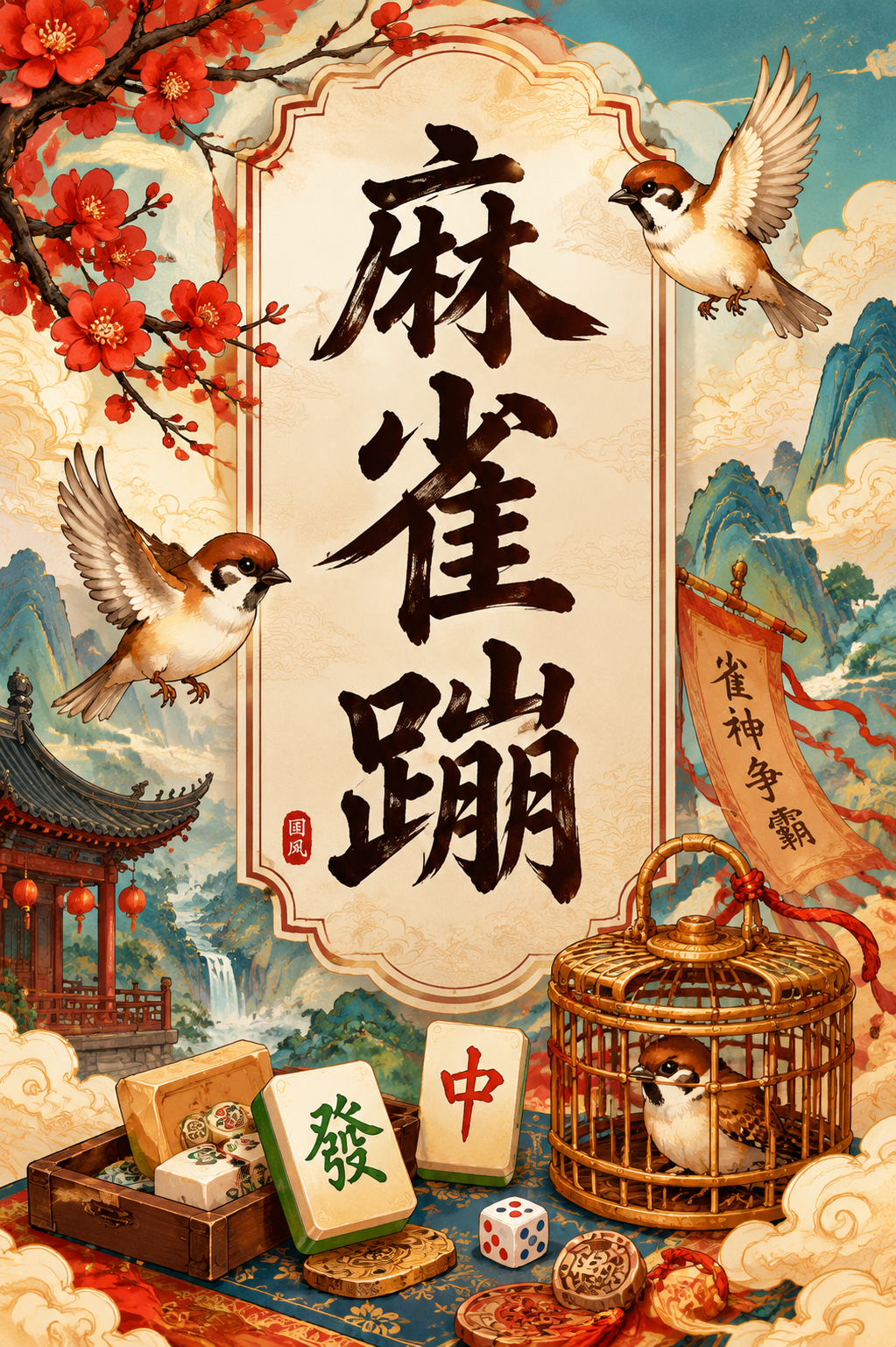 麻雀蹦
