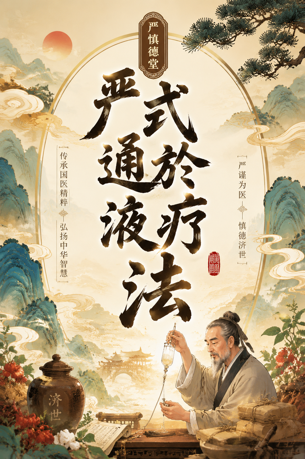 严慎德堂严式通於液疗法