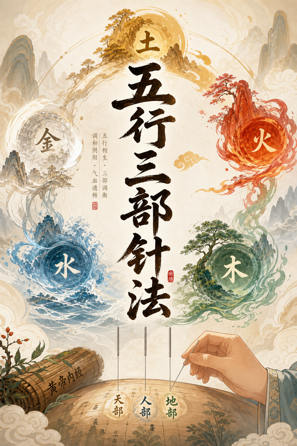五行三部针法
