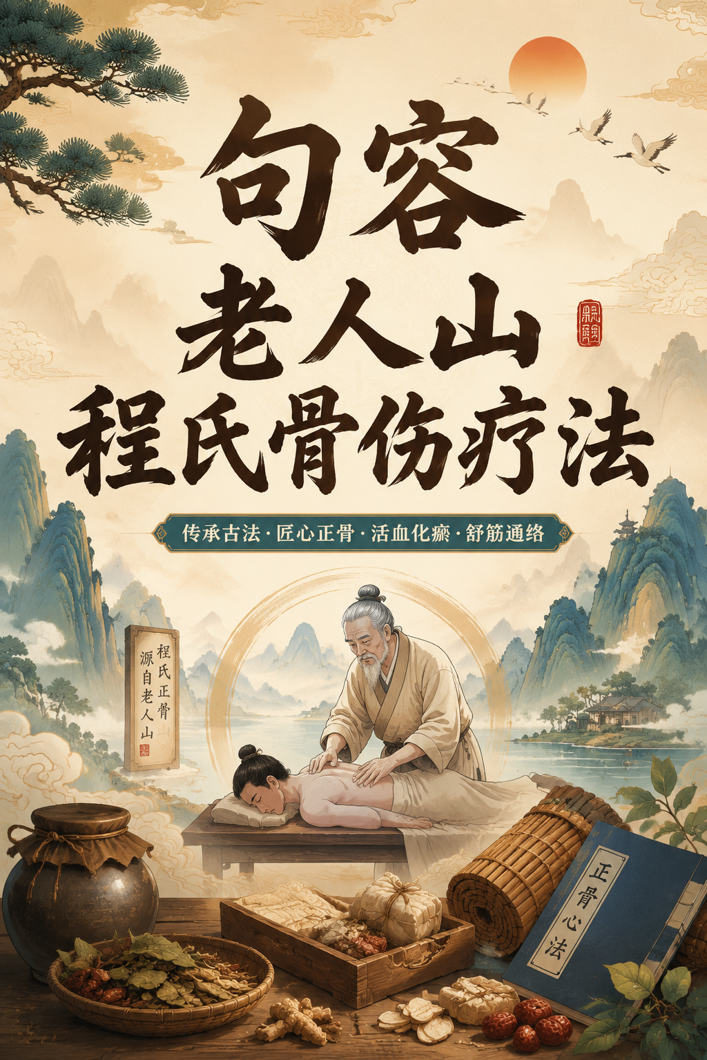 句容老人山程氏骨伤疗法