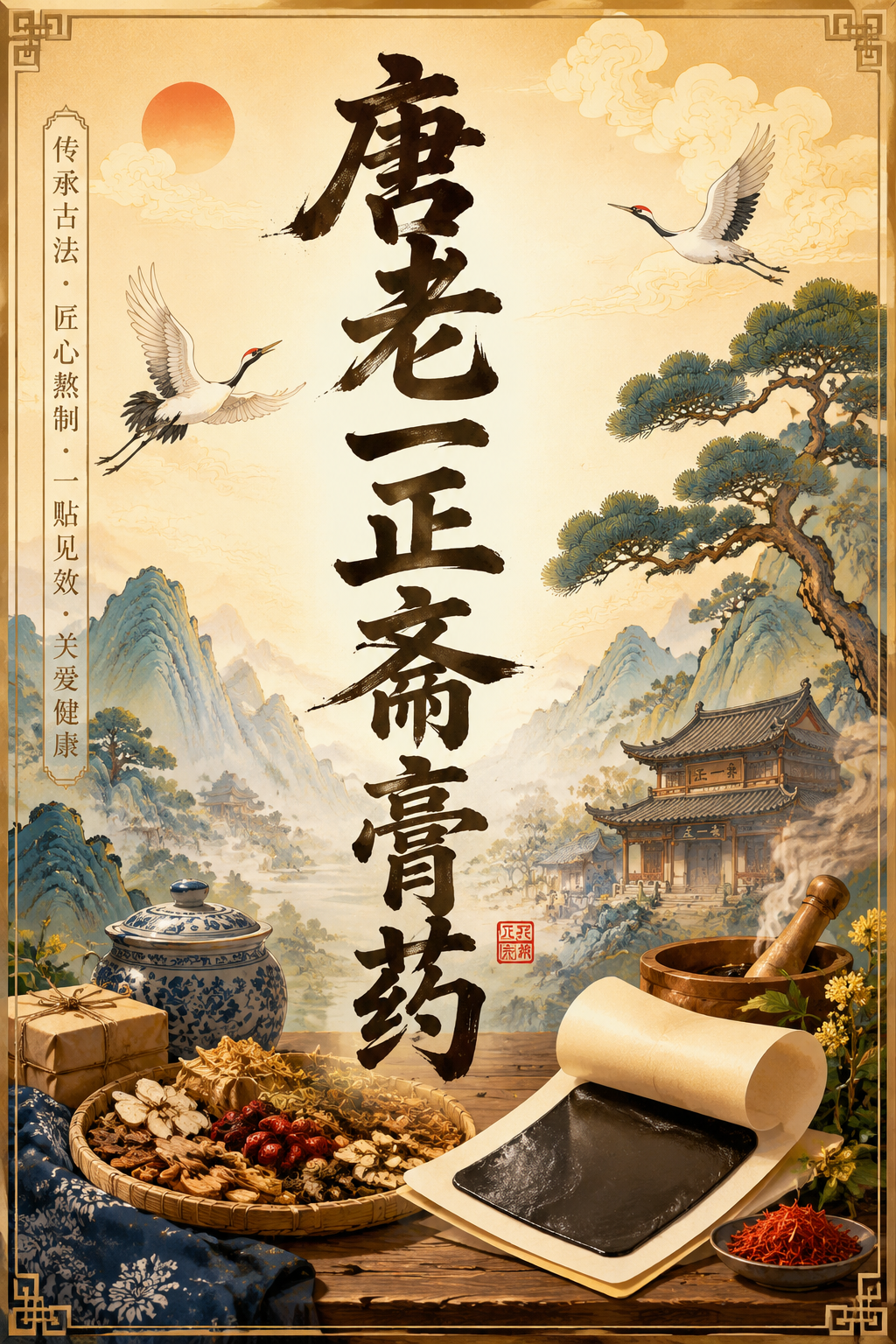 唐老一正斋膏药