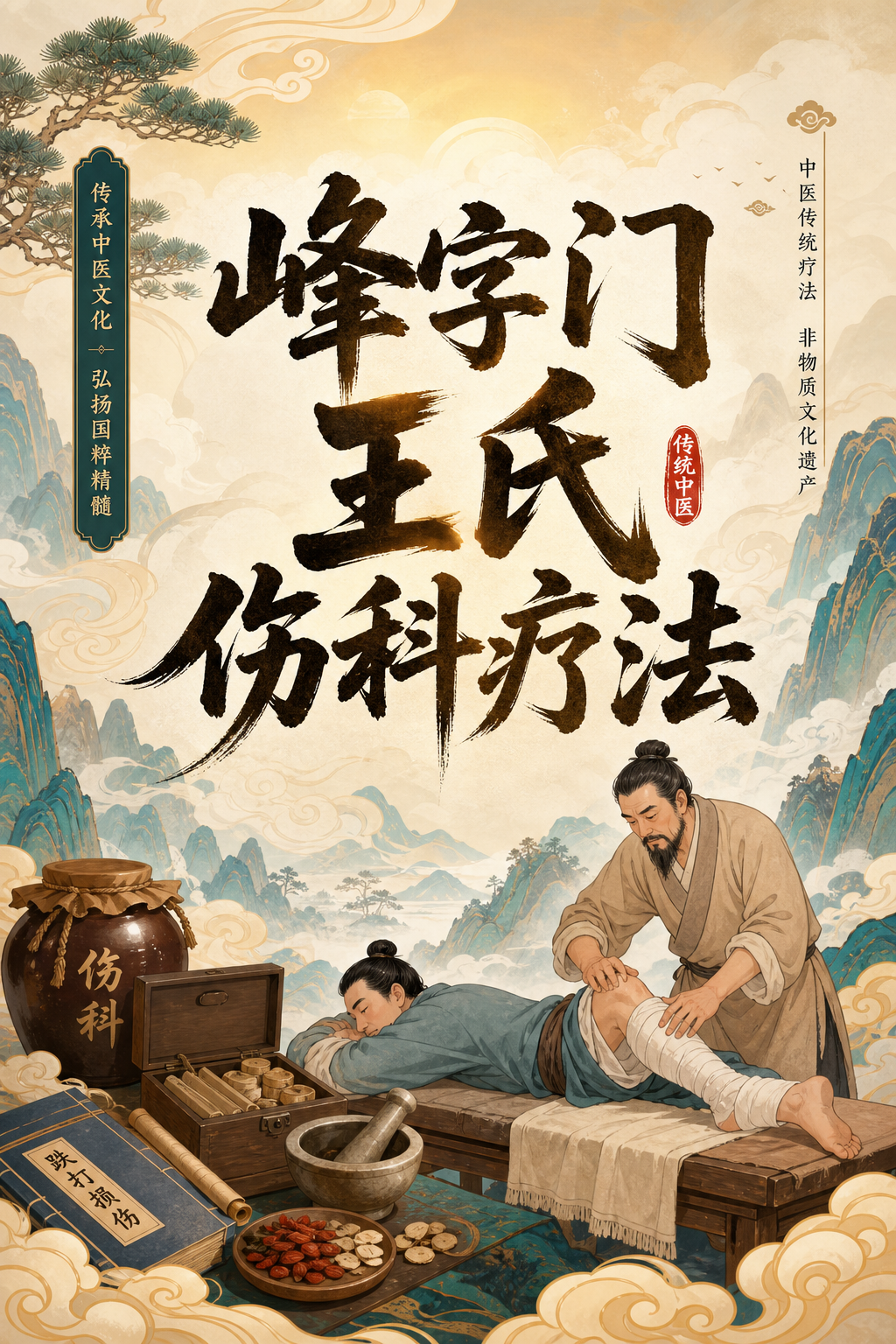 峰字门王氏伤科疗法