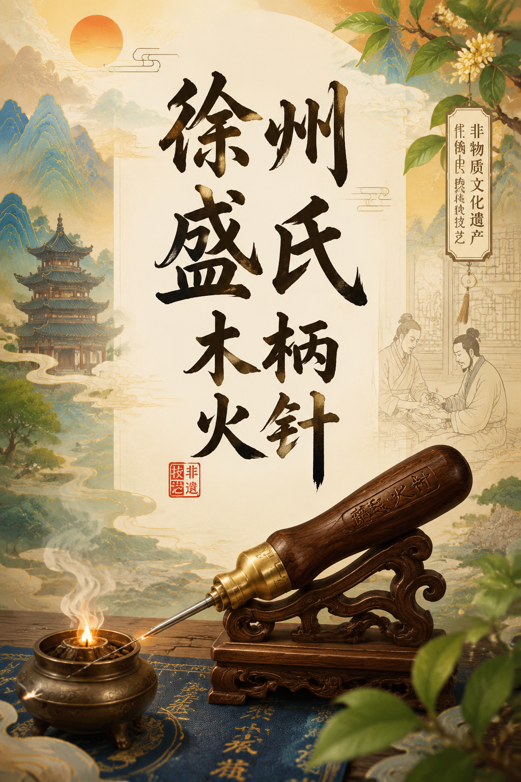 徐州盛氏木柄火针
