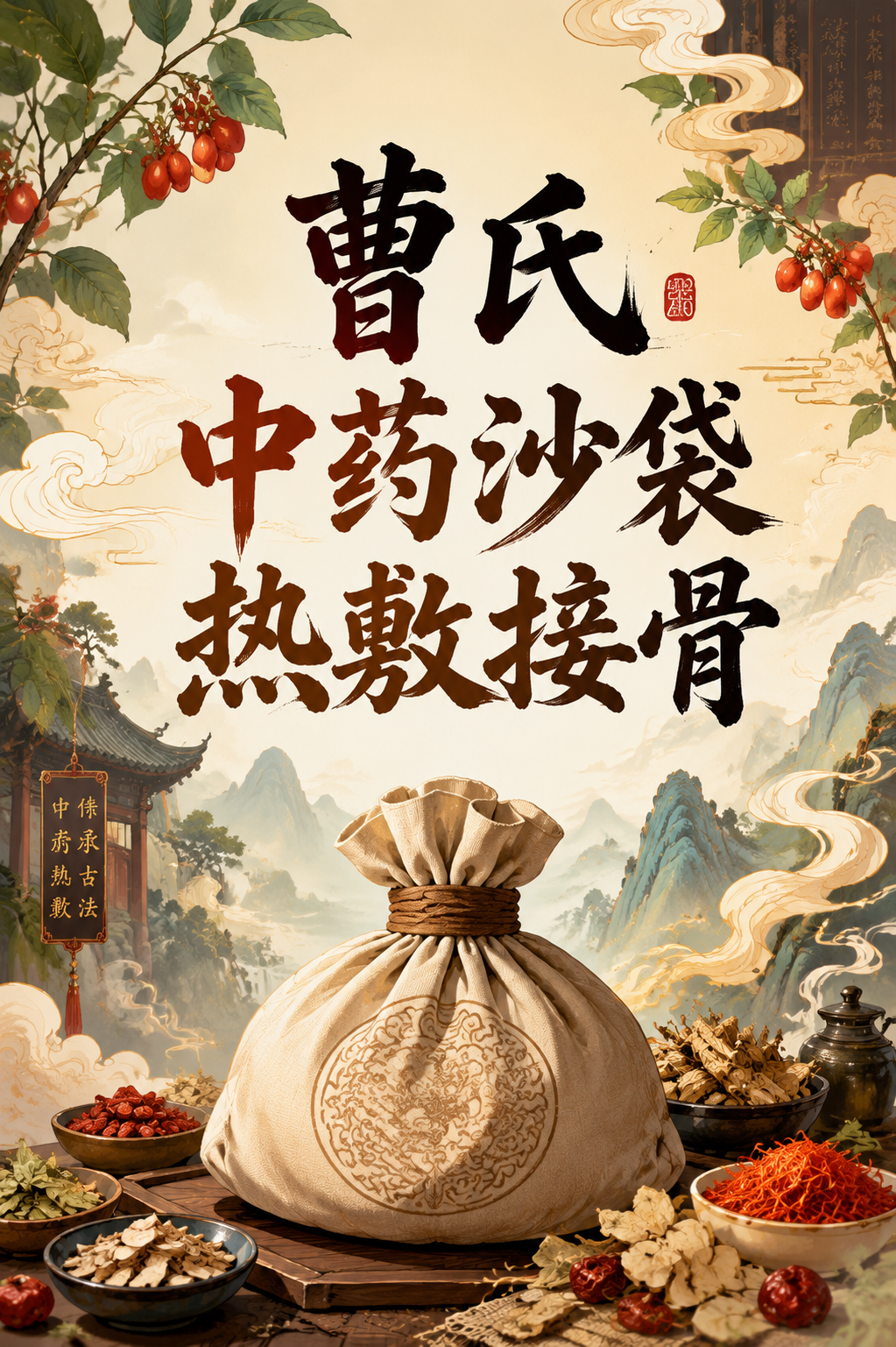 曹氏中药沙袋热敷接骨