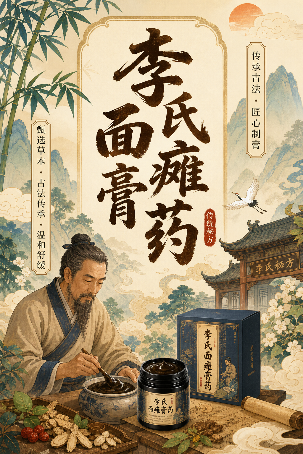 李氏面瘫膏药