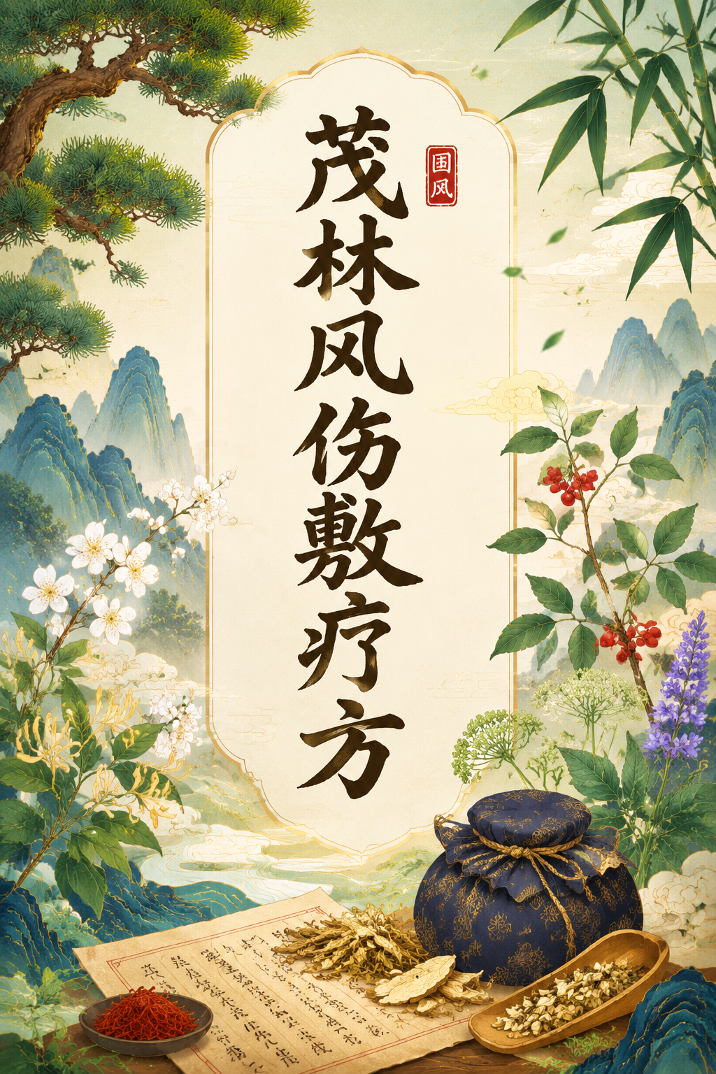 茂林风伤敷疗方