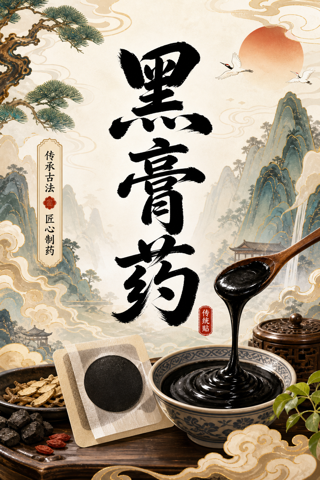 黑膏药