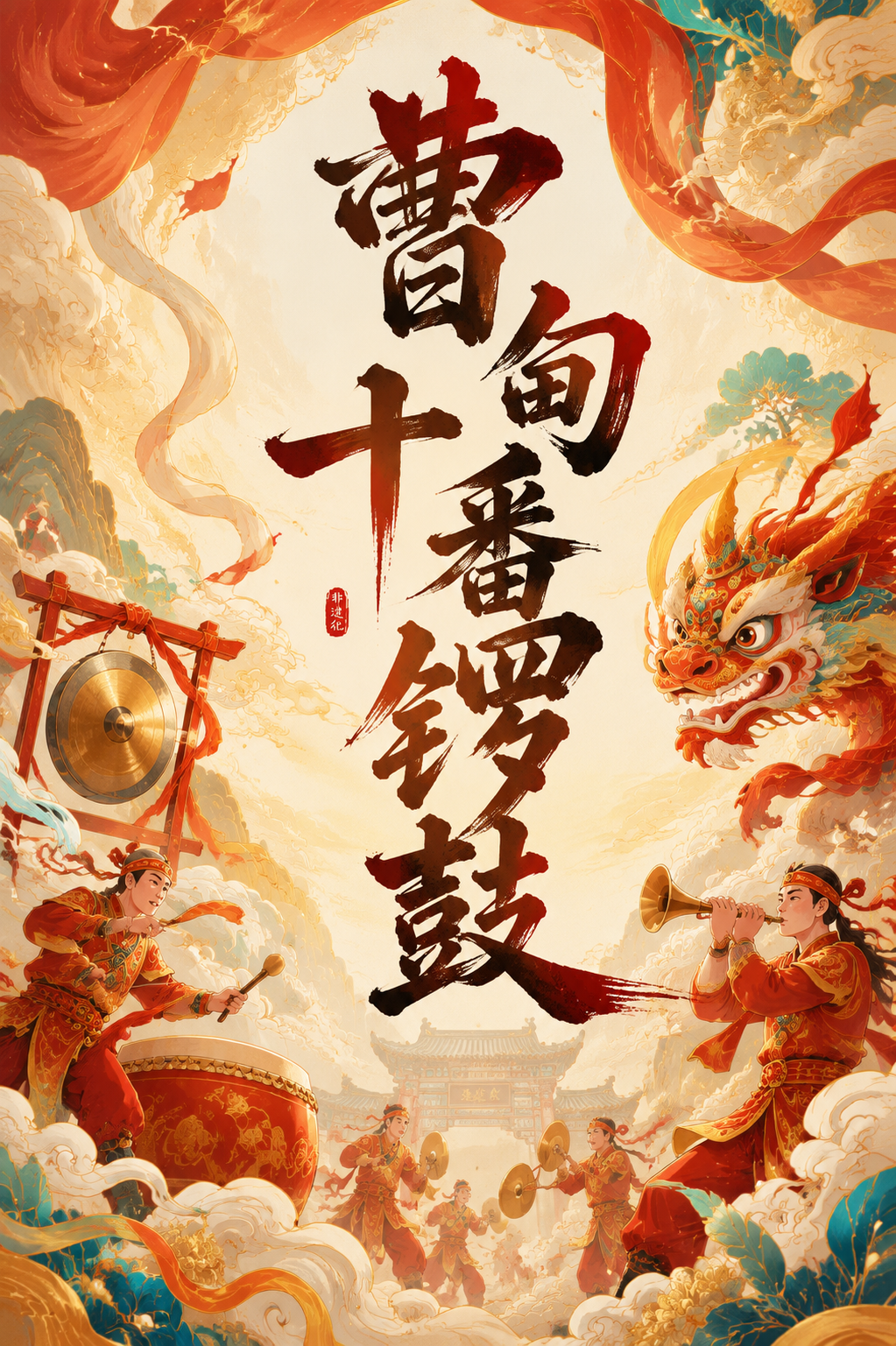 曹甸十番锣鼓