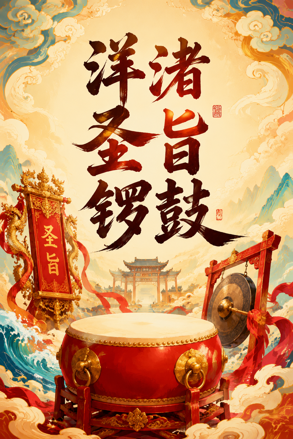 洋渚圣旨锣鼓