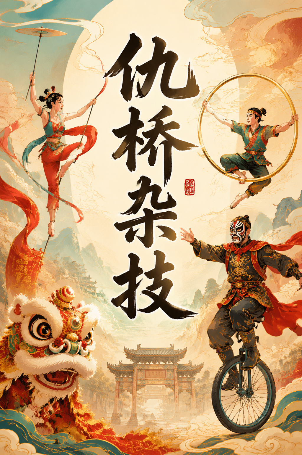 仇桥杂技
