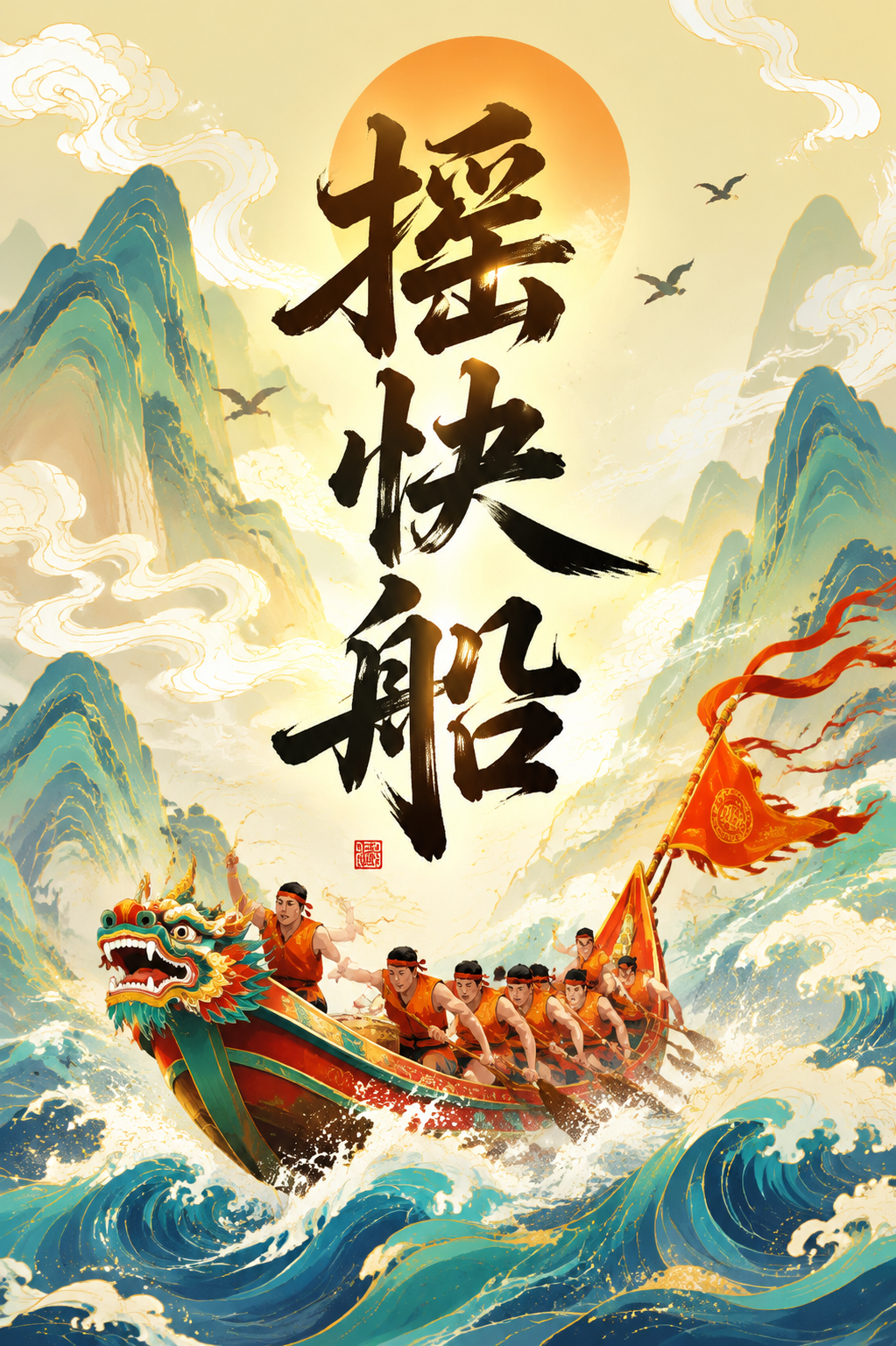 摇快船