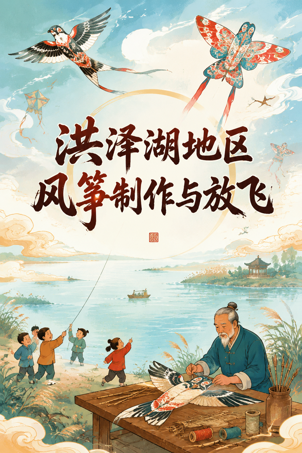 洪泽湖地区风筝制作与放飞