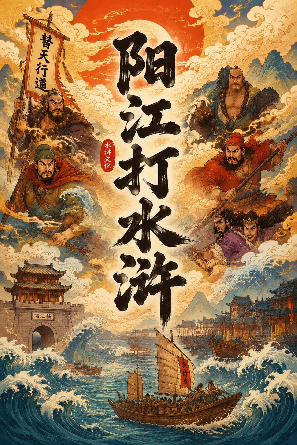 阳江打水浒